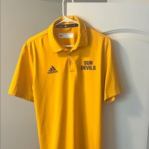 Arizona State Adidas Yellow Sun Devils Polo Shirt